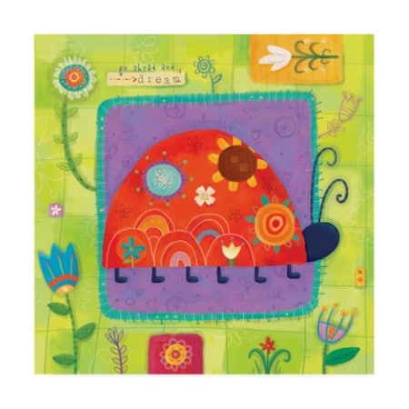 Holli Conger 'Colorful Whimsy 1' Canvas Art,24x24